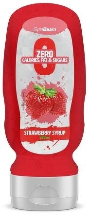 GymBeam Strawberry Syrup 320 ml strawberry