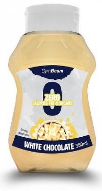 GymBeam White Chocolate 350 ml white chocolate