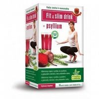 HERBEX FIT & SLIM drink + Psyllium vlákninový nápoj v prášku vo vrecúškach 16x6 g