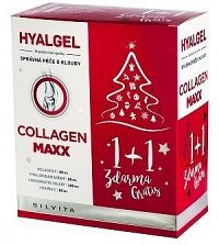HYALGEL COLLAGEN MAXX Vianočné balenie tekutý prípravok s pomarančovou príchuťou2x500 ml 1x1 set