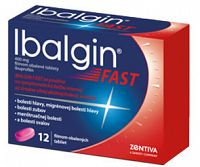 Ibalgin FAST tbl flm 400 mg 1x12 ks