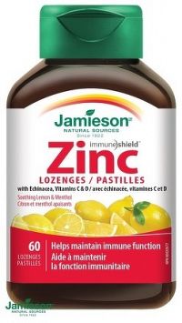 J - Zinc Lozenges+C+D Lemon 60ks