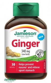 Jamieson Ginger Zázvor 340 mg 30 softgel caps.