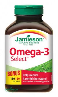 JAMIESON OMEGA-3 SELECT 1000 mg cps 1x200 ks