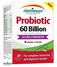 Jamieson Probiotic 60 billions 9 kmeňov 24 veget.kaps.