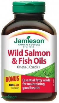 Jamieson Salmon Omega-3 komplex z lososa a rybích olejov 200cps