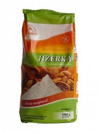 JIZERKA - prirodzene bezlepková zmes nová receptúra, 1x1 kg