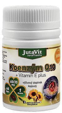 JutaVit Koenzým Q10 + vitamín E plus cps 1x66 ks