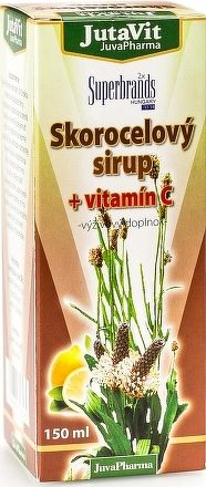 JutaVit Skorocelový sirup + vitamín C 1x150 ml