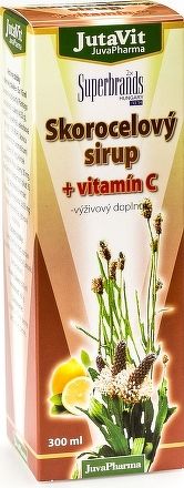 JutaVit Skorocelový sirup + vitamín C 1x300 ml