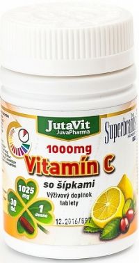 JutaVit Vitamín C 1000 mg so šípkami tbl 1x30 ks