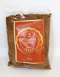 Kokosový cukor 250g z kokosových kvetov - nové balenie! Najtelo
