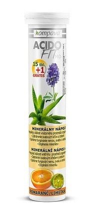 kompava ACIDOFIT MD POMARANČ+LIMETKA tbl eff 1x16 ks