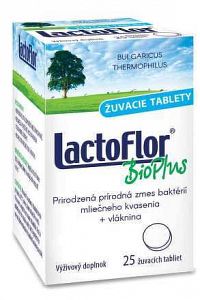 LactoFlor BioPlus žuvacie tablety tbl mnd 1x25 ks