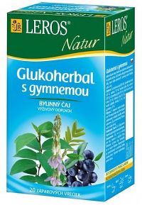 LEROS NATUR GLUKOHERBAL S GYMNEMOUBYLINNÝ ČAJ 20x1 g