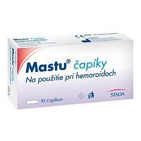 Mastu čapíky pri hemoroidoch, 1x10 ks