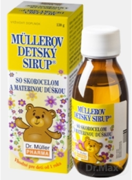 MÜLLEROV DETSKÝ SIRUP so skorocelom a materinou dúškou 1x320 g