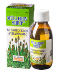 MÜLLEROV SIRUP SO SKOROCELOM A VIT. C 1x130 g