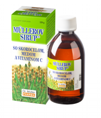 MÜLLEROV SIRUP SO SKOROCELOM, MEDOM A VIT. C 1x320 g