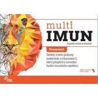 MultiIMUN Pomaranč cmúľacie tablety 1x30 ks