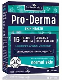 Natures Aid PRO-DERMA 15 miliárd baktérii na problematickú aknóznu plet 60 cps.