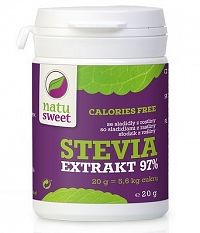 NATUSWEET STEVIA ČISTÝ EXTRAKT 97% sladidlo 1x20 g
