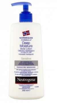 NEUTROGENA NR Hĺbkovo hydtratačné telové mlieko pre citlivú pokožku, 1x250 ml