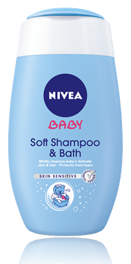 NIVEA BABY ŠAMPÓN A PENA DO KÚPELA 1x200 ml