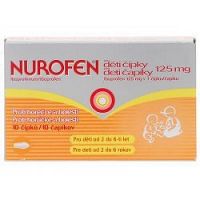NUROFEN pre deti čapíky 125 mg sup 1x10 ks