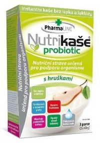 Nutrikaša probiotic - s hruškami 3x60 g