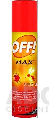 OFF! MAX spray repelent 1x100 ml