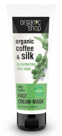Organic Shop - Káva a Bambucké maslo - Omladzujúca maska na tvár