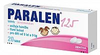 PARALEN 125 tbl 125 mg 1x20 ks