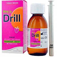 Petit Drill sirup na suchý kašeľ 1x125 ml