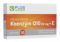PLUS LEKÁREŇ Koenzým Q10 60 mg + E cps 1x30 ks
