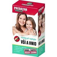 PREDATOR PARAZIT pri výskyte vší a hníd PACK sérum 100 ml + šampón 100 ml + kovový hrebeň zdarma, 1x