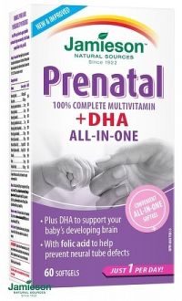 Prenatal complete s DHA a EPA 60 cps.