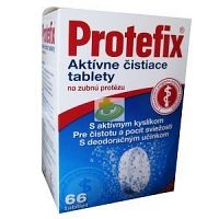 Protefix Aktivne čístiace tablety na zubnú protézu tbl eff 1x66 ks