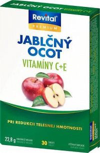 REVITAL JABLČNÝ OCOT + VITAMÍN C + VITAMÍN E tbl 30