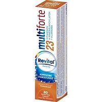 Revital multiforte šumivý tbl eff s príchuťou pomaranč 1x20 ks