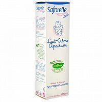 SAFORELLE Bébé krémové mlieko detské, citlivá a podráždená pokožka, 1x125 ml