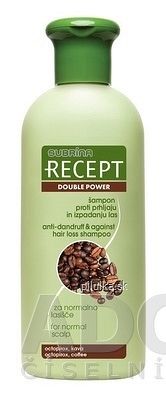 SUBRÍNA RECEPT DOUBLE POWER šampón proti lupinám a vypadávaniu vlasov 1x400 ml
