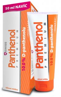 SWISS Panthenol PREMIUM 10% telové mlieko 200+50 ml zadarmo