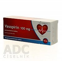 Vasopirin 100 mg tbl ent 1x50 ks