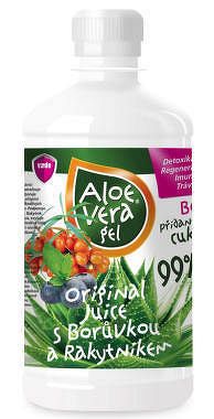 VIRDE ALOE VERA gél s čučoriedkou a rakytníkom šťava 1x500 ml