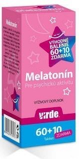 VIRDE MELATONÍN tbl 60+10 zdarma