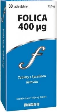 Vitabalans FOLICA 400 µg tbl 1x30 ks
