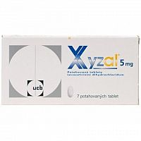 XYZAL tbl flm 5 mg 1x7 ks