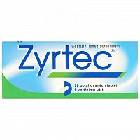 ZYRTEC tbl flm 10 mg 1x7 ks