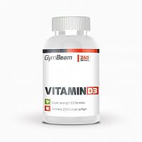 GymBeam Vitamin D3 2000 IU 60 kaps unflavored